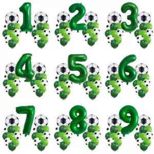 21pcs Large Football Balloon Set Cool Design Sports Birthday Party Decoration - Picture 1 of 73