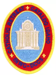 Ritiro cattolico vintage Cataldo Idaho Inland Northeast Council patch Washington - Foto 1 di 2