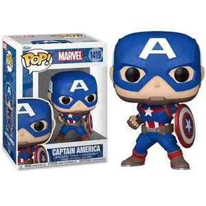 Marvel Captain America Funko Pop! 1419Vinyl Figure 9cm Nuova Originale - Foto 1 di 1