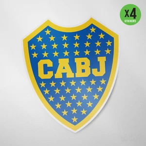 Boca Juniors Argentina 4 Pack Sticker Vinyl Decal Calcomania Xeneize CABJ - Picture 1 of 4