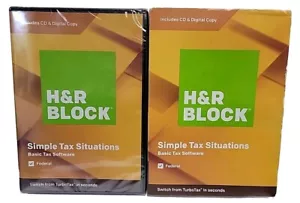 NEW H&R Block Basic Tax Software 2019 for 1 User, Windows 1033600-19 Simple Tax - Picture 1 of 7