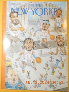 KNICKS GARDEN PARTY New Yorker TRUMP PRESS Jalen brunson KARL-ANTHONY TOWNS - Picture 1 of 2