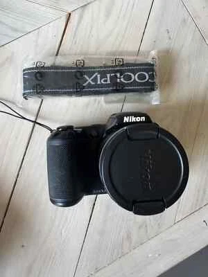 尼康 COOLPIX L330 数码相机 黑色 26 倍变焦 - 状况完好 从未使用 — 第 1/2 张图片