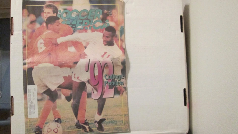 Soccer America 1992 College Preview w/Mia Hamm(UNC) - Image 1 of 1