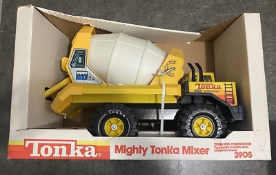 1983 VINTAGE Tonka Turbo-Diesel Mighty Cement Mixer No.3905 NEW IN ORIG BOX RARE - Image 1 of 4