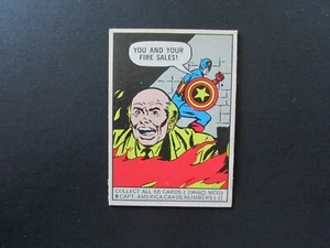 1966 Donruss Marvel Super Heroes Karte #8 Captain America - Bild 1 von 4