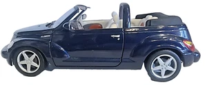 2001 Chrysler PT Cruiser Convertible Dark Blue Car Die Cast 1:18 by Hot Wheels - Picture 1 of 16