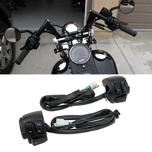 Interruptor de control de manillar de motocicleta de 25 mm para Harley Sportster XL883 1200 96-12 - Imagen 1 de 15