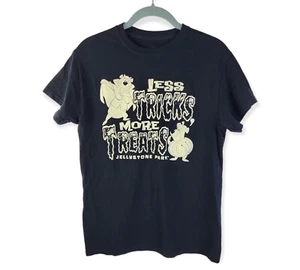 Yogi Bear Jellystone Park Tshirt Mens Small Black Glow in Dark Halloween - Picture 1 of 3