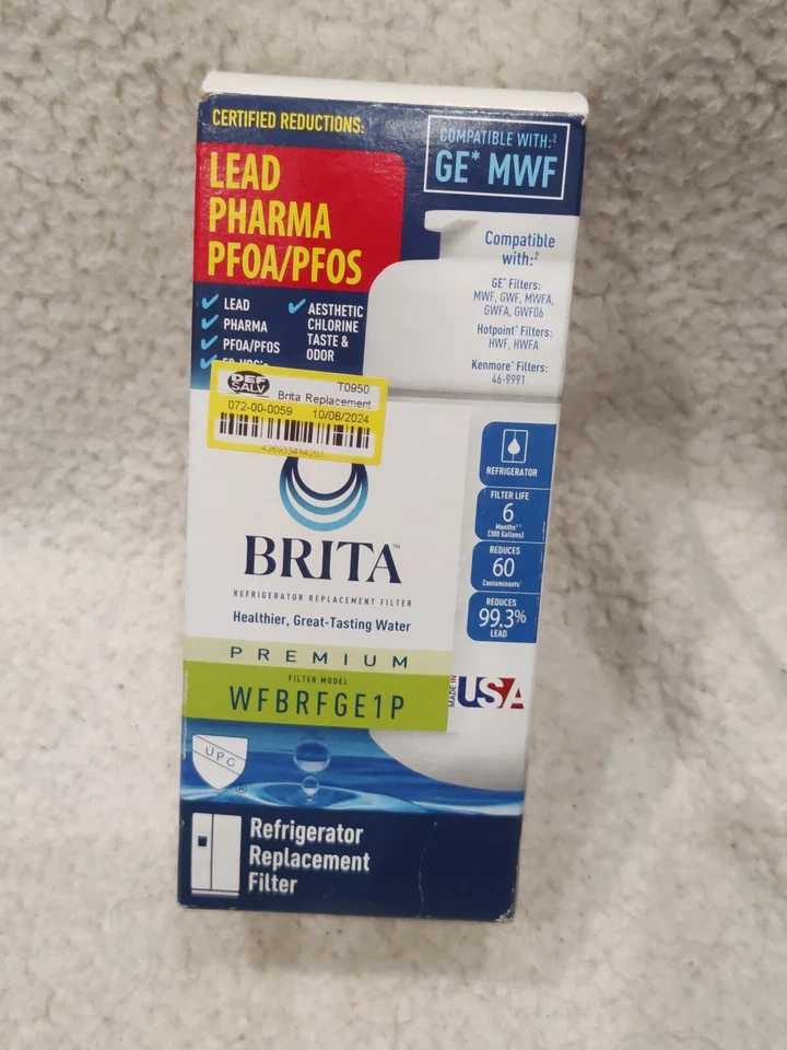 Brita Refrigerator Replacement Filter, Model WFBRFGE1P - Brand New - Image 1 of 3