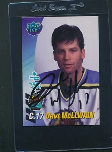 Segundo partido 1995 Dave McLlwain Jacks firmado automático *D7134 - Imagen 1 de 1