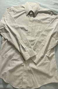 Brooks Brothers Mens Multicolor Check Button Down Size 15 1/2 - Picture 1 of 8