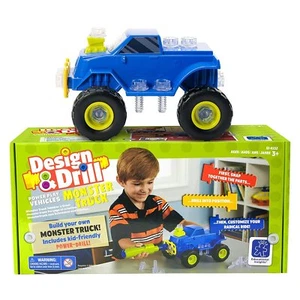 Learning Resources Design And Drill Power Play Vehicles - Monster Truck - Picture 1 of 3