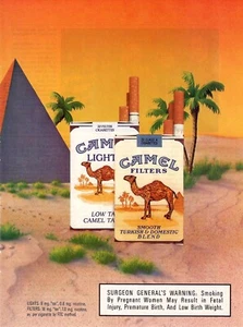 VINTAGE 1980’s Camel Cigarette Tobacco Print Ad - Bild 1 von 1