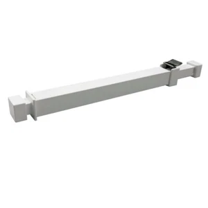 Seguridad ideal 10 pulgadas a 16 pulgadas. Barra de seguridad de ventana ajustable blanca BK112W - Imagen 1 de 1