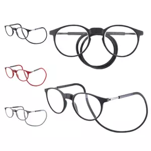 1x Clic Magnet Lesebrille Hängehals Computer Lesebrille Unisex Brille - Bild 1 von 14