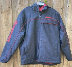 Rare Snap-on Tools Men's XL Insulated Hooded Black Heavy Pacer Jacket Full Zip - Picture 1 of 14