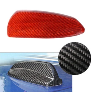 Coperchio antenna pinna di squalo adatto a Volvo XC60 XC90 S90 V90 V60 XC40 fibra di carbonio rossa - Foto 1 di 6