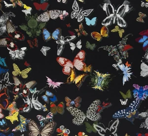DESIGNERS GUILD/CHRISTIAN LACROIX FABRIC  BUTTERFLY PARADE OSCURO FCL025/03  - Picture 1 of 1