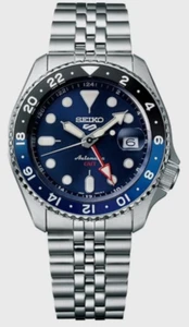 Seiko 5 Five Sports SSK003 SKX GMT Automatic Watch 100m Black Dial SSK001K3 - Picture 1 of 7