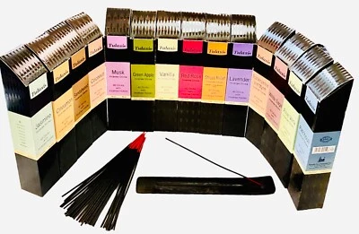 Tulasi Neoteric Range 40 Incense Sticks  pack with wooden Holder Made in India - Image 1 of 4