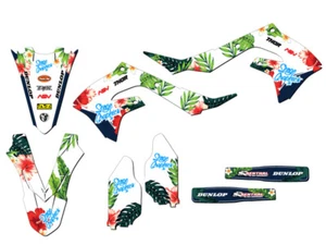 Kit de gráficos KX 450 TROPIC 2019-2023 blanco Senge compatible con Kawasaki - Imagen 1 de 10