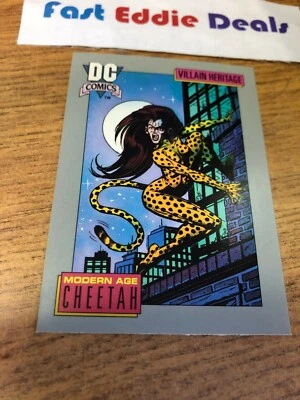 IMPEL MARKETING 1991 DC COMICS SUPERHEROES MODERN AGE CHEETAH CARD 24 SUPERMAN - Image 1 of 2