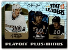 2007-08 O-Pee-Chee Stat Leaders Chris Pronger/Teppo Numminen/Samuel Pahlsson