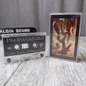 1996 Propagandhi – Less Talk More Rock Cassette Tape – FAT666 4 - Imagen 1 de 6
