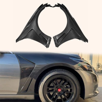 For Infiniti G37 08-13 4 Door Sedan Vented Front Fender Carbon (no light hole) - Image 1 of 4