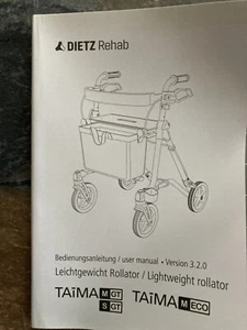 Verkaufe Leichtgewichtrollator TAIMA S-GT / UNGEBRAUCHT / Kaufdatum 03/2024 - Bild 1 von 8