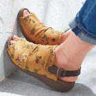 Moomin Sandals Women's Slides Yellow Brown 24.5cm