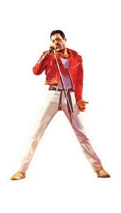 Freddie Mercury Queen Vinyl Sticker Decal 3"x5" USA - Picture 1 of 2