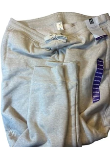 Men's Sherpa lined joggers light tan Jogger Sweatpants With Elastic Waist & Draw - Picture 1 of 1