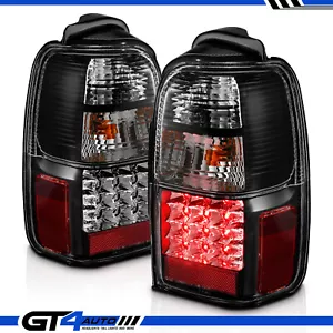 For 2001-2002 Toyota 4Runner Black Housing LED Replacement Taillights Pair - Bild 1 von 4