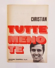 Christian Tutte meno te Spartito musicale