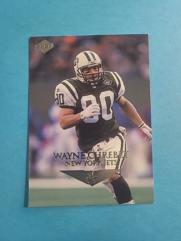 WAYNE CHREBET 1999 COLLECTOR'S EDGE 1ST PLACE FOOTBALL CARD # 102 H9615 - Image 1 of 2