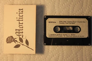 Morticia - S/T US orig' private cassette 1986 Deathrock GLAM GOTHIC TESTED - Picture 1 of 1