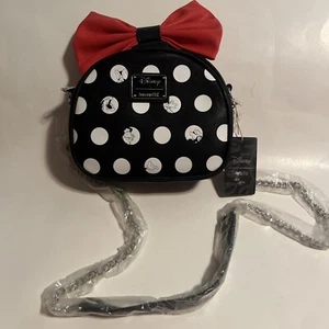 Loungefly x Disney Umhängetasche Minnie Mouse große rote Schleife - Bild 1 von 24
