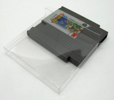 10x CARTUCHO JUEGO NINTENDO NES - FUNDA PROTECTORA TRANSPARENTE Foto 1 de 4