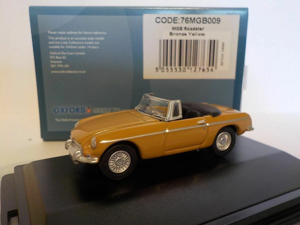 MGB Roadster Bronze Yellow, Oxford, OXF 76MGB009 1/76 New   - Image 1 of 1