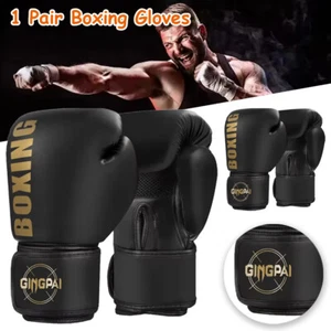 Boxing Gloves MMA Training Sparring Muay Thai Bag Punch Kid Hand adult Wraps New - Picture 1 of 14