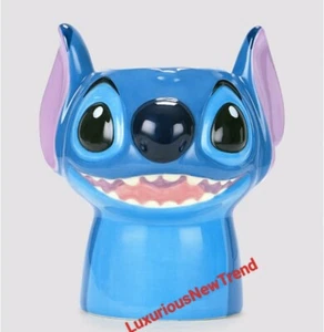Disney Blue Shade Stitch Tumbler Tooth Brush Holder Pen Pot Stand Makeup Brush😍 - Picture 1 of 1