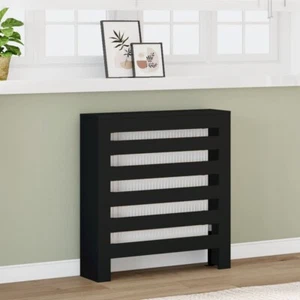 Heizkörperverkleidung Schwarz 78x20x82 cm Holzwerkstoff - Bild 1 von 9