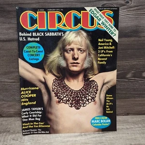 RARE Circus Magazine February 1973 Edgar Winter Group Vintage BK13 No Poster - Picture 1 of 2