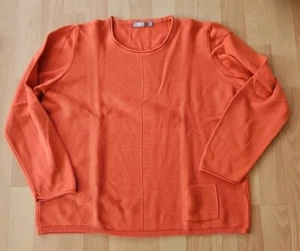 Sportlicher Pullover Rabe 46, orange - Bild 1 von 3