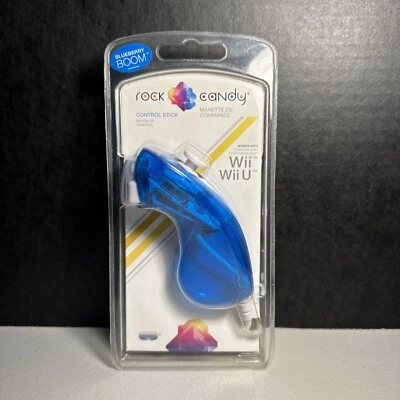 NEW - Rock Candy Control Stick - Wii Nunchuck - Blue berry Boom - NIB - Sealed - Image 1 of 4