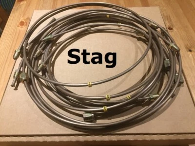 Later Triumph Stag LHD Nuevo Juego Completo de Línea de Tubo de Freno Cupro Níquel 2302L Foto 1 de 3