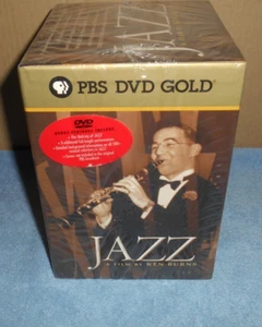 JAZZ: A Film by Ken Burns 10 DVD Box Set (New Sealed) 2000 PBS - Picture 1 of 3