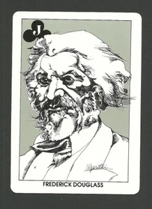 Frederick Douglass Black Civil Rights Speaker Single Collector Playing Card A - Picture 1 of 1